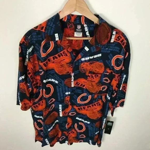 NFL CHICAGO BEARS Men Button Medium Shirts Rare - Picture 3 of 8